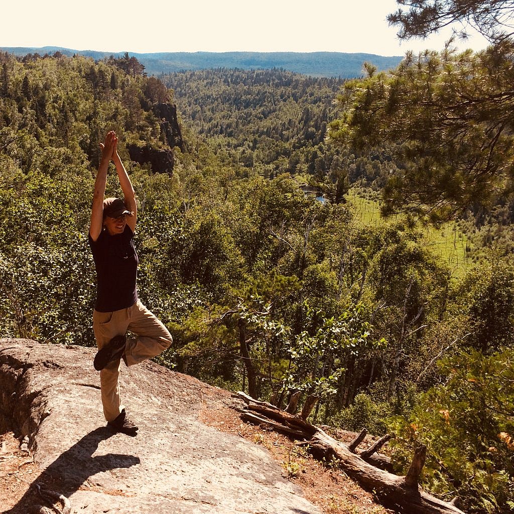 Tree Pose – Tadasana - improves posture and balance, increases flexibility in the ankles and knees as well as the hip joints. It also looks cool.
