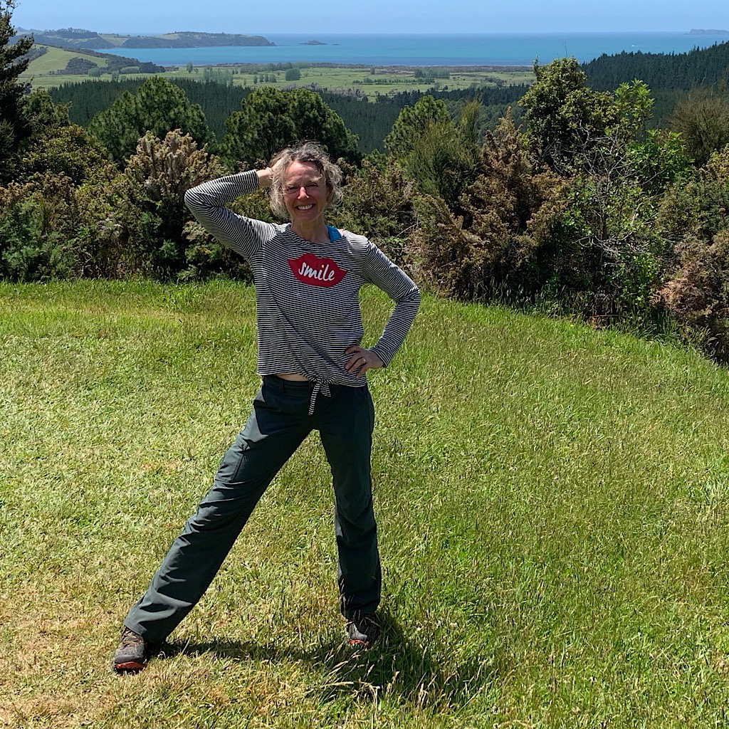 On Mount Bledsoe in my superb new top. 