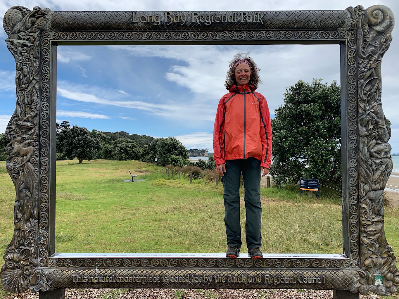 Perfectly framed in Long Bay north of Auckland. 
