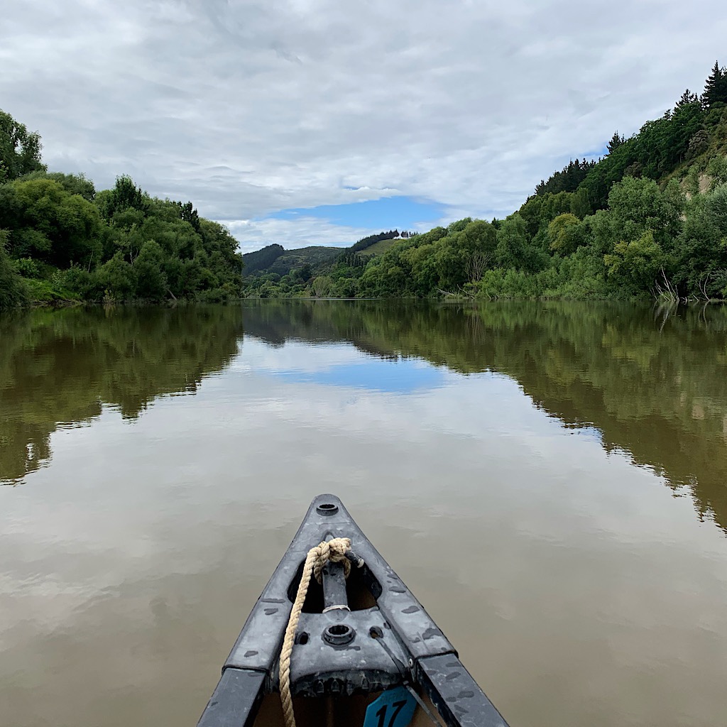 The serene calmness of the Whanganui that masked the ever so slight pull towards the Tasman Sea.