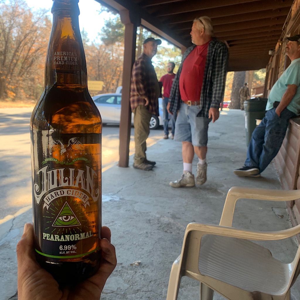 Julian is famous for its apples - and its hard apple cider. 