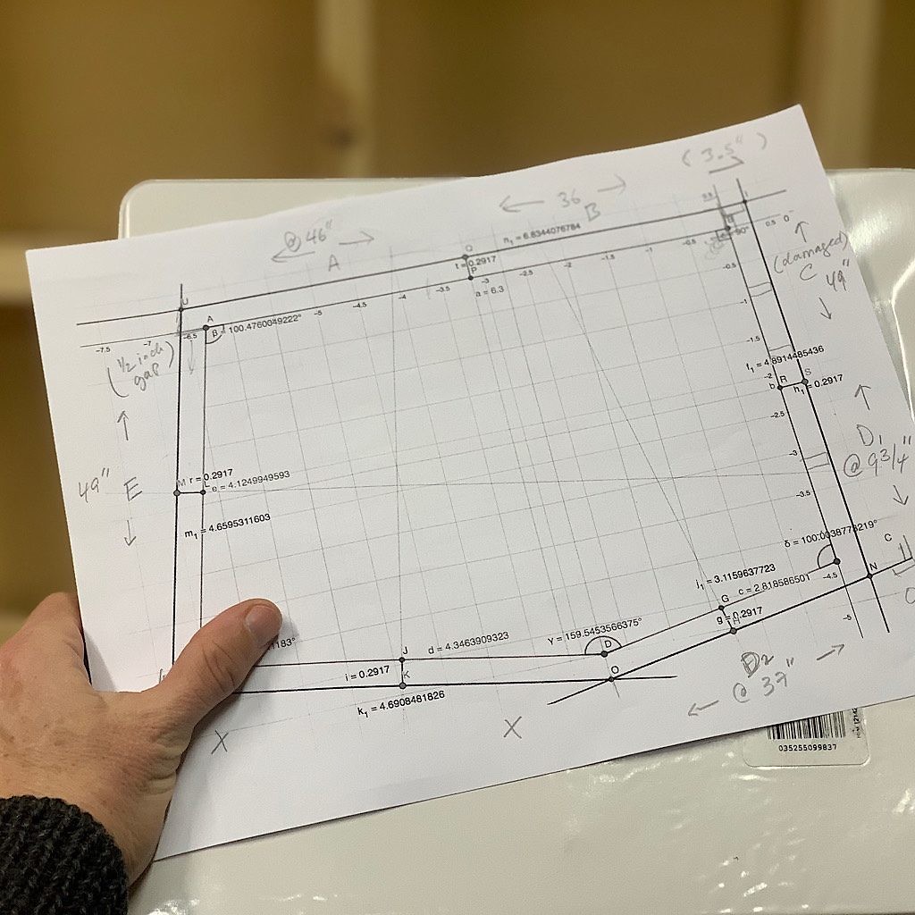 Hand-designed plans for the Blisstudio professional voice recording booth.