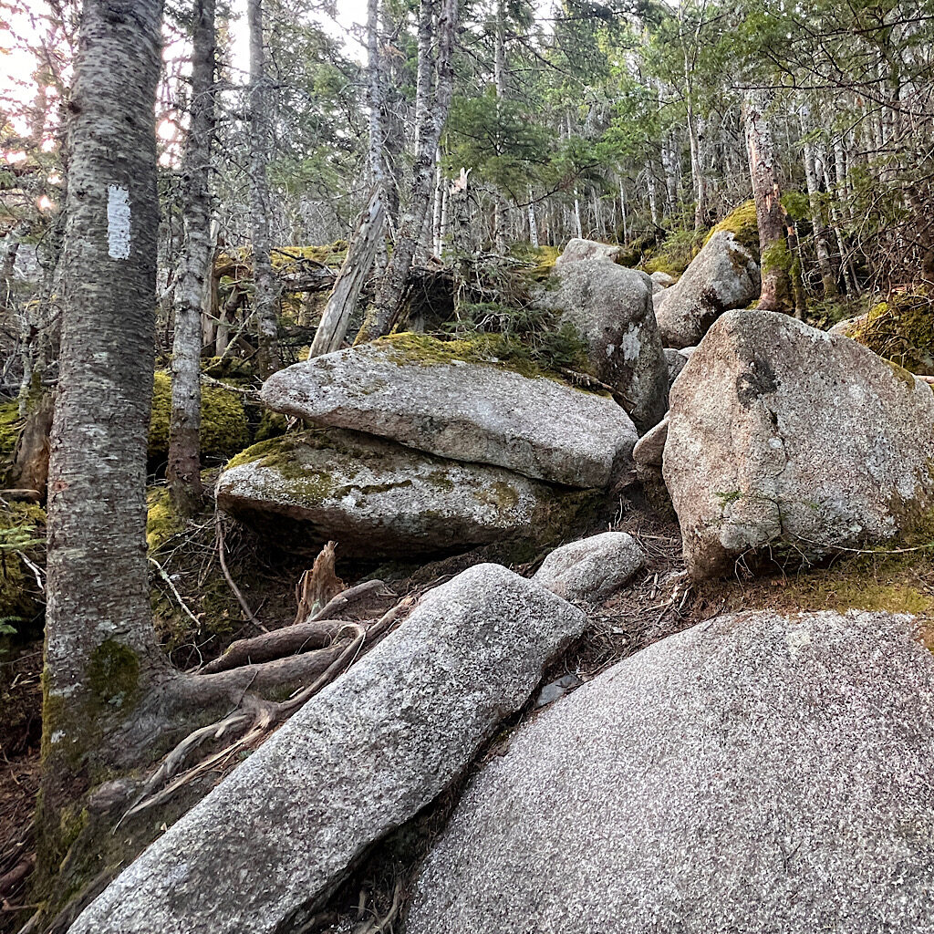 The rock-strewn trail up Katahdin serves as a warning of what’s to come. 
