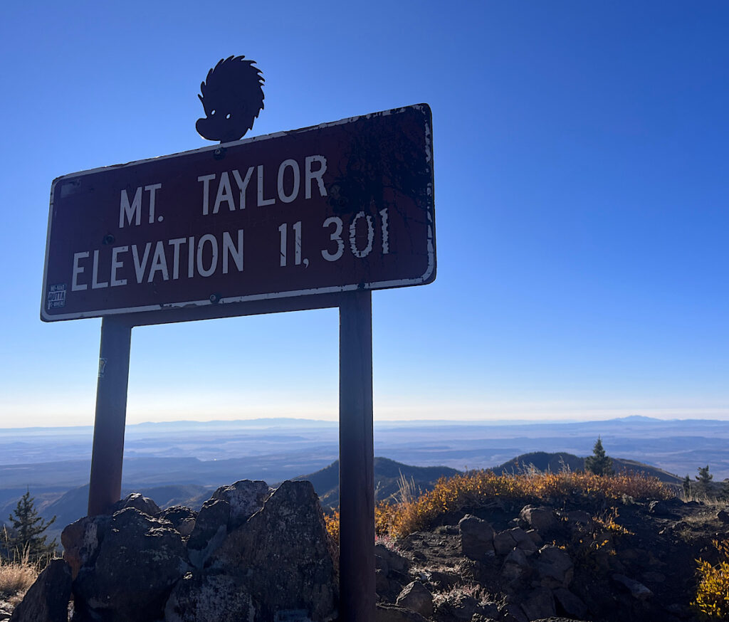 Known as Tsoodził or Turquoise Mountain to the Navajo, Mount Taylor is sacred and spiritual looking toward all four corners. 