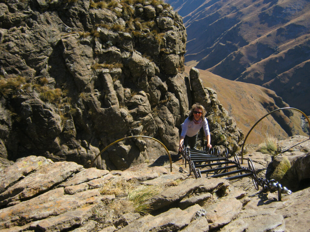 The freaky chain ladders on South Africa's Drakensberg Traverse. When I admit I'm terrified about my upcoming hike in the Pyrenees, people are shocked and surprised I'm going anyway.