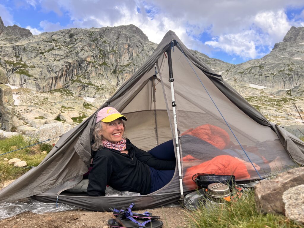 There was nothing like crawling into my tent after a long day of hiking and laying down on four inches of comfort.