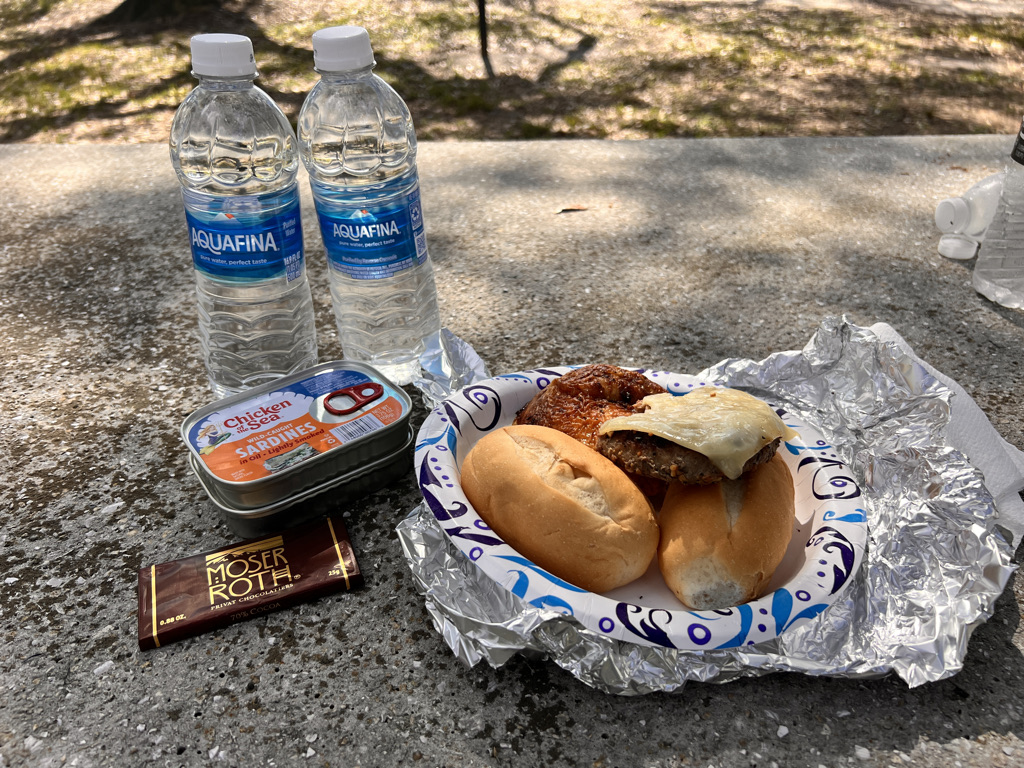 I was in heaven with some real food at John Latch Park!