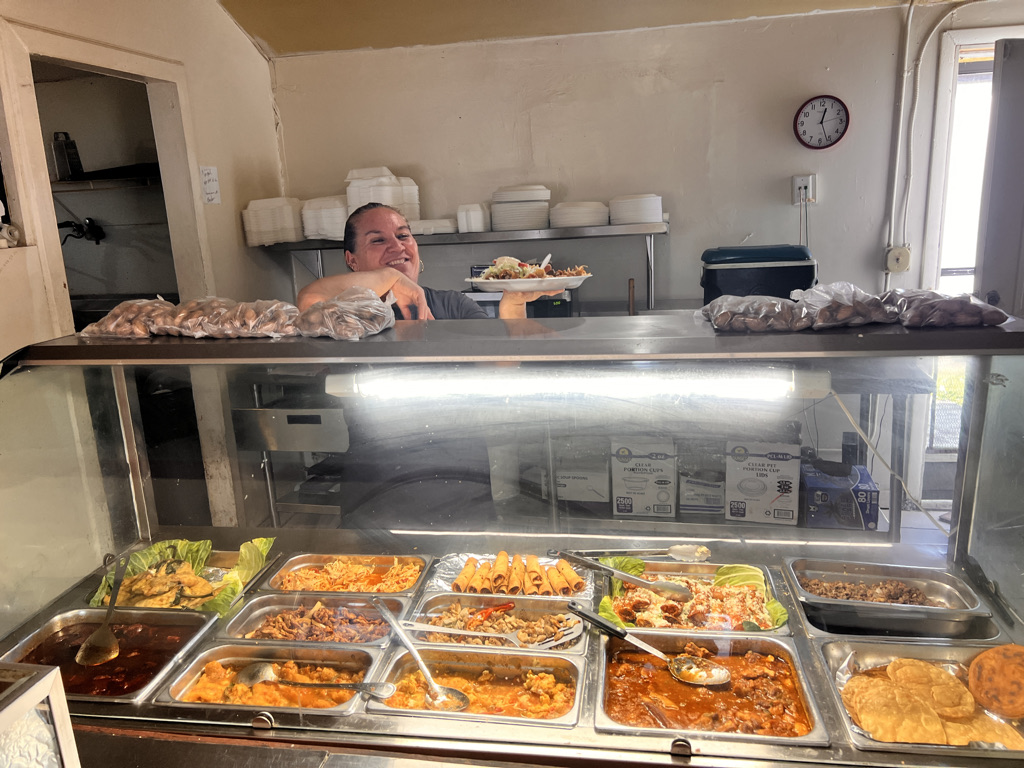 Coffees Carmen in Pahokee served authentic Mexican fare at good prices and never rushed me, even when i took off my shoes!