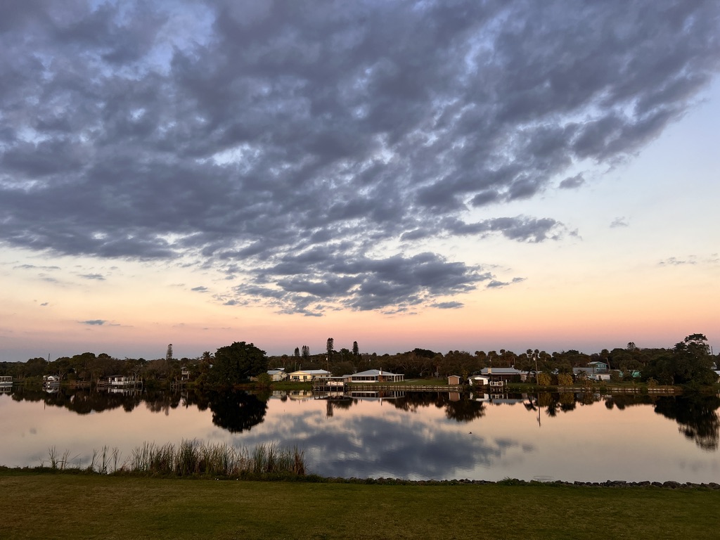 Afterglow on the inner canal.