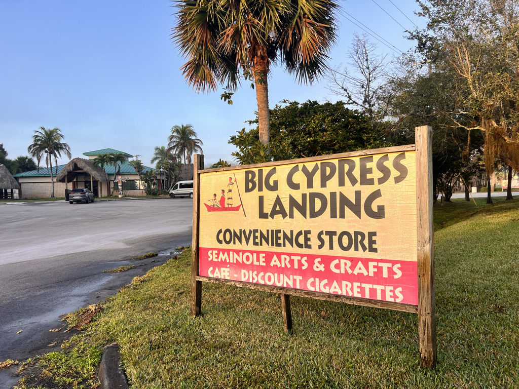 The final store before the canals. I drink up before a ten mile stretch to a cache. 