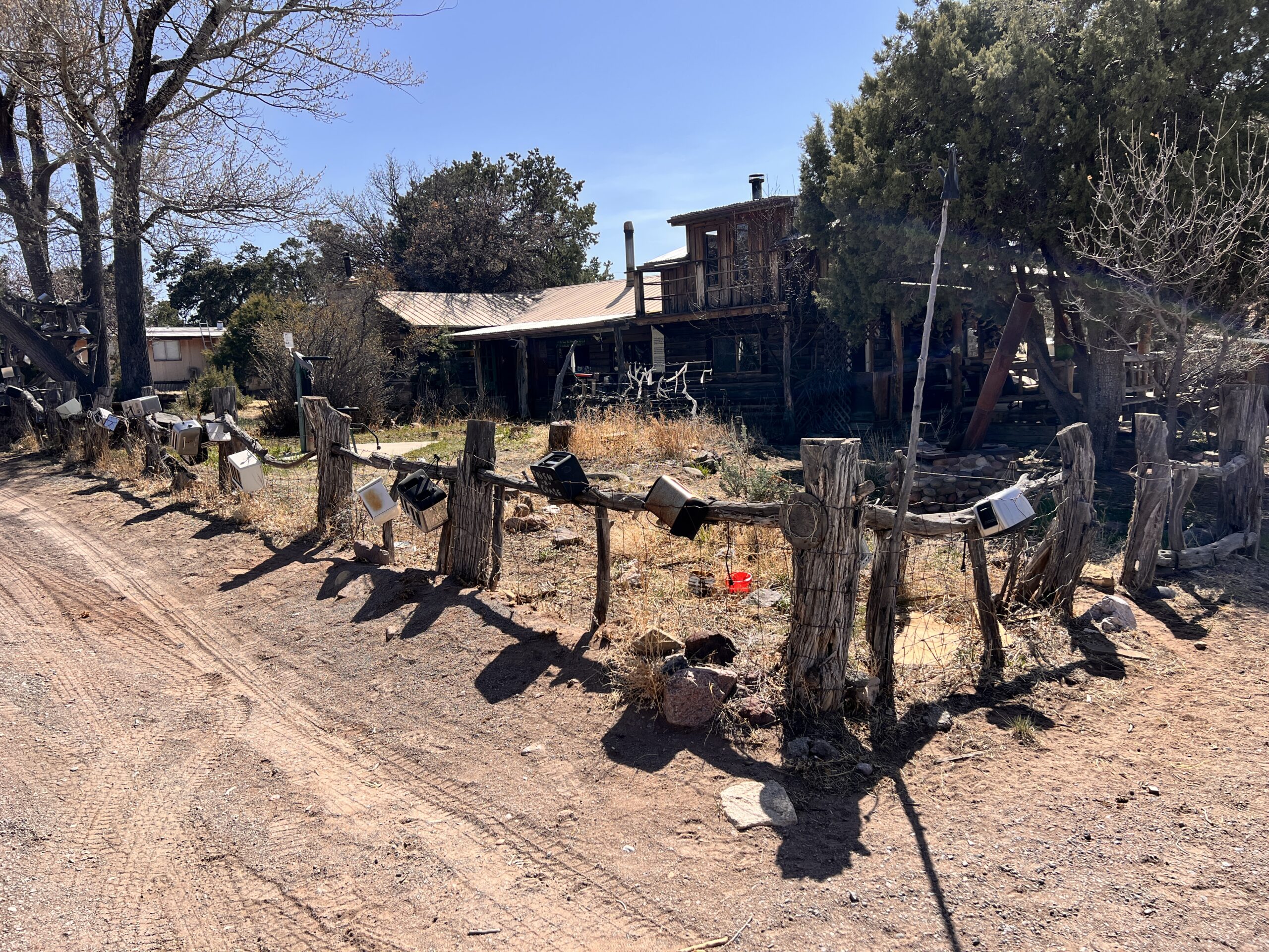 Toasters at Toaster House, in Pie Town, New Mexico.